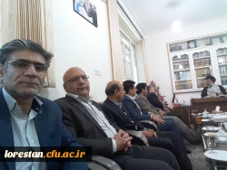 حضور جناب آقای دکتر مهرمحمدی در دفتر نماینده محترم ولی فقیه و امام جمعه خرم آباد حضرت حجت الاسلام حاج آقا میرعمادی