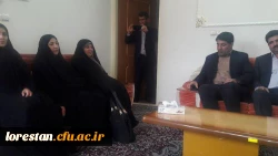 حضور سرپرست محترم معاونت دانشجویی دانشگاه فرهنگیان دکتر علی نژاد در دانشگاه فرهنگیان لرستان