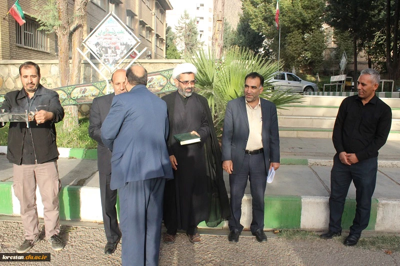 مراسم بدرقه اعضای موکب حضرت ابوالفضل العباس(ص) دانشگاه فرهنگیان لرستان به کربلای معلی(+گزارش تصویری)