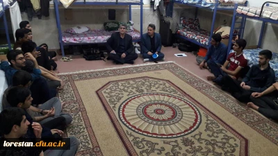 بازدید معاون توسعه منابع و امور دانشجویی مدیریت امور پردیس های استان از سراهای دانشجویی پردیس علامه طباطبایی لرستان