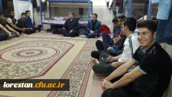 بازدید معاون توسعه منابع و امور دانشجویی مدیریت امور پردیس های استان از سراهای دانشجویی پردیس علامه طباطبایی لرستان