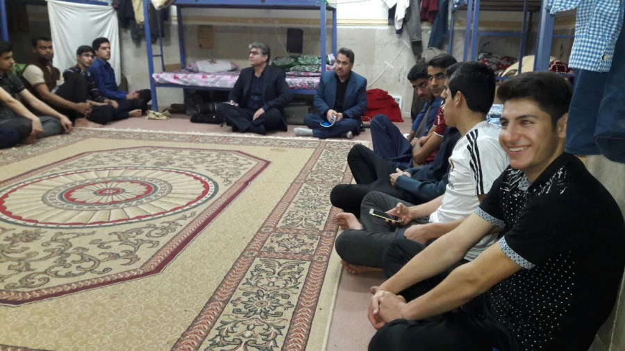 بازدید معاون توسعه منابع و امور دانشجویی مدیریت امور پردیس های استان از سراهای دانشجویی پردیس علامه طباطبایی لرستان