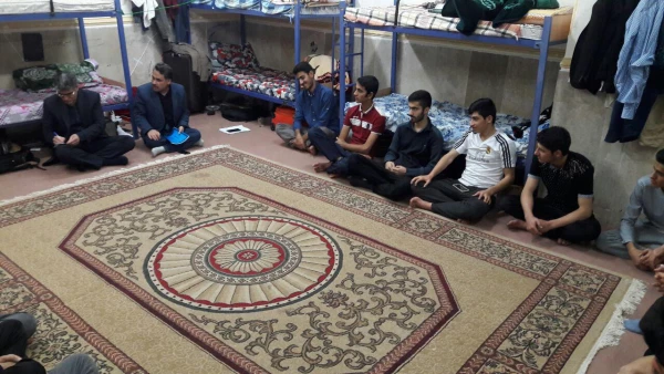 بازدید معاون توسعه منابع و امور دانشجویی مدیریت امور پردیس های استان از سراهای دانشجویی پردیس علامه طباطبایی لرستان