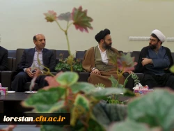 استقبال از حاج اقا دادگر در دانشگاه فرهنگیان لرستان