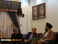 استقبال از حاج اقا دادگر در دانشگاه فرهنگیان لرستان