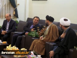 جلسه دیدارمسئول محترم نهاد نمایندگی مقام معظم رهبری  دانشگاه فرهنگیان کشور با استاندار لرستان