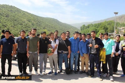 اردوی سیاحتی ،تفریحی دانشجویان پردیس علامه طباطبایی لرستان به آبشار بیشه