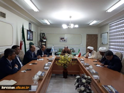 جلسه هم اندیشی مسئولین دانشگاه فرهنگیان با مدیرکل آموزش وپرورش استان لرستان