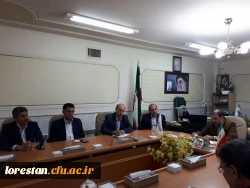 جلسه هم اندیشی مسئولین دانشگاه فرهنگیان با مدیرکل آموزش وپرورش استان لرستان