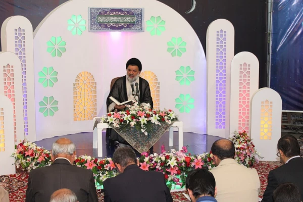 تفسیر قرآن کریم آیه هشتم سوره مبارکه زمر توسط آیت الله سید احمد میرعمادی نماینده ولی فقیه دراستان لرستان