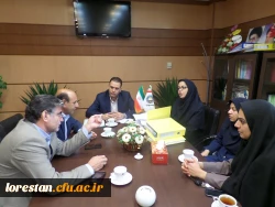 نشست سرپرست دانشگاه فرهنگیان لرستان با مدیر کل بیمه ایران