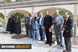 مراسم غبارروبی و عطر افشانی گلزار شهدا به مناسبت دهه مبارک فجر برگزار شد.