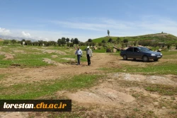 بازدید دکتر طاهری نیا از روستای سیل زده چم مهر پلدختر