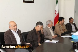 جلسه هم اندیشی سرپرست  دانشگاه فرهنگیان استان لرستان با اعضای هیات علمی