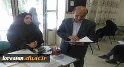 بازدید سرپرست  دانشگاه فرهنگیان استان لرستان  از روند برگزاری امتحانات پایان ترم