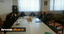 حضور سرپرست و مسئولین دانشگاه فرهنگیان استان لرستان در مرکز آموزش عالی حضرت زینب کبری (س) شهرستان بروجرد