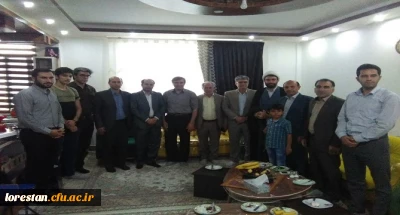دیدار جمعی از دانشگاهیان دانشگاه فرهنگیان استان لرستان با خانواده شهیدایمان بابایی