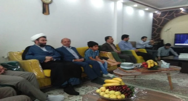 دیدار جمعی از دانشگاهیان دانشگاه فرهنگیان استان لرستان با خانواده شهیدایمان بابایی