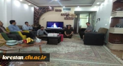 دیدار جمعی از دانشگاهیان دانشگاه فرهنگیان استان لرستان با خانواده شهیدایمان بابایی