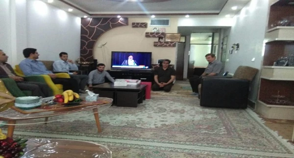 دیدار جمعی از دانشگاهیان دانشگاه فرهنگیان استان لرستان با خانواده شهیدایمان بابایی