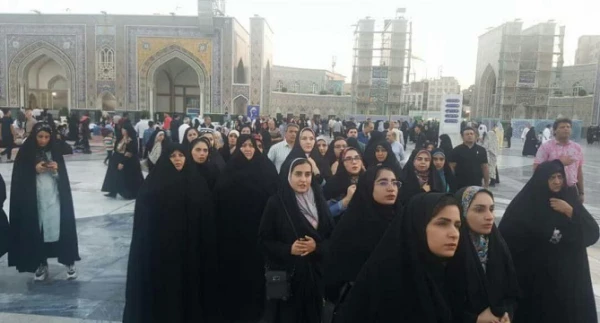 جشن دانش آموختگی  دانشجو معلمان  دانشگاه فرهنگیان لرستان در جوار حرم مطهر ثامن الحجج (ع) برگزار شد.