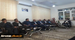جلسه هم اندیشی روسای دانشگاه های استان با نماینده ولی فقیه و امام جمعه شهرستان خرم آباد برگزار شد.
