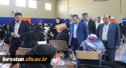 بازدید معاون پژوهش و فناوری سازمان مرکزی دانشگاه فرهنگیان از حوزه امتحانی آزمون اصلح  مهارت آموزان ماده 28