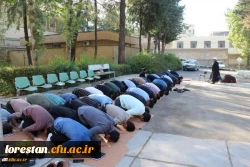  مراسم گرامی داشت یاد و خاطره شهدای دفاع مقدس در پردیس علامه طباطبایی دانشگاه فرهنگیان استان لرستان 3