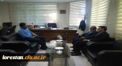 نشست مشترک رئیس دانشگاه فرهنگیان لرستان با مدیرکل راه و شهرسازی استان  2
