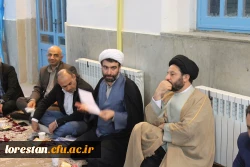 جلسه هم اندیشی اساتید حوزه علمیه و دانشگاه فرهنگیان لرستان با عنوان بایسته های تربیتی آموزش برگزار شد. 4