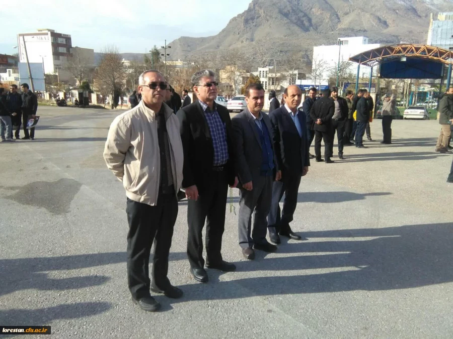 حضور دانشگاهیان دانشگاه فرهنگیان استان لرستان در مراسم گرامیداشت حماسه 9 دی 5