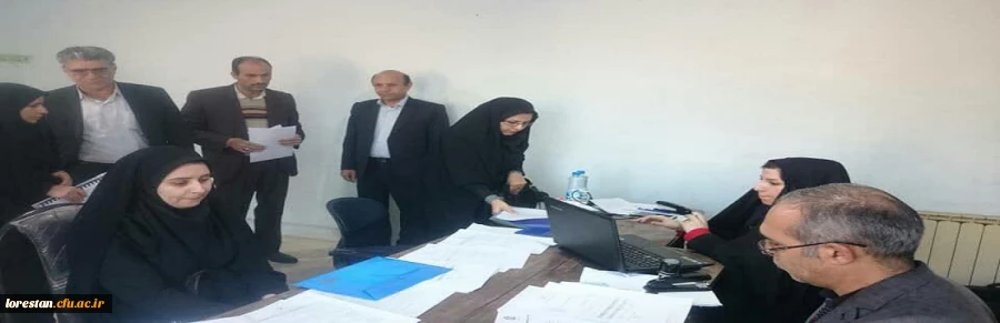 بازدید سرزده سرپرست دانشگاه فرهنگیان لرستان از محل مصاحبه مهارت آموزان ماده 28 2