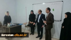 بازدید سرزده سرپرست دانشگاه فرهنگیان لرستان از محل مصاحبه مهارت آموزان ماده 28 4