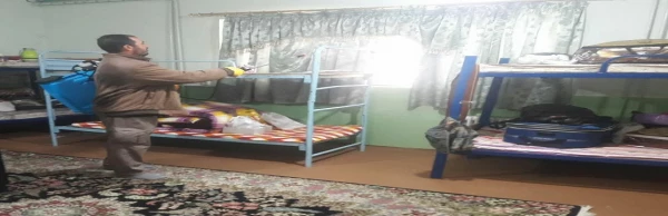 خوابگاه ها و فضاهای دانشگاه فرهنگیان استان لرستان ضدعفونی شد 2