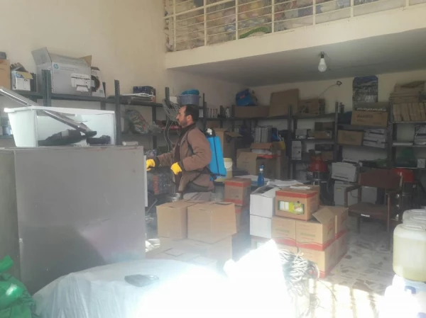 خوابگاه ها و فضاهای دانشگاه فرهنگیان استان لرستان ضدعفونی شد 5