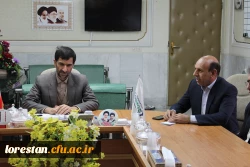 در پی انتصاب مدیر کل جدید آموزش و پرورش استان لرستان، جمعی از مسئولین دانشگاه فرهنگیان استان با حضور در دفتر مدیر کل، این انتصاب را به ایشان تبریک گفتند. 3