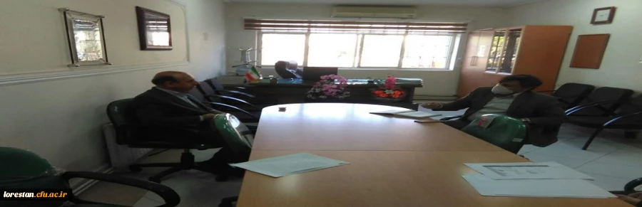 دیدار سرپرست دانشگاه فرهنگیان استان لرستان با معاون پژوهش و توسعه منابع انسانی اداره کل آموزش و پرورش استان لرستان  2