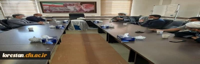 دیدار مسئولین دانشگاه فرهنگیان استان لرستان با مسئول نهاد نمایندگی مقام معظم رهبری در دانشگاه های استان 