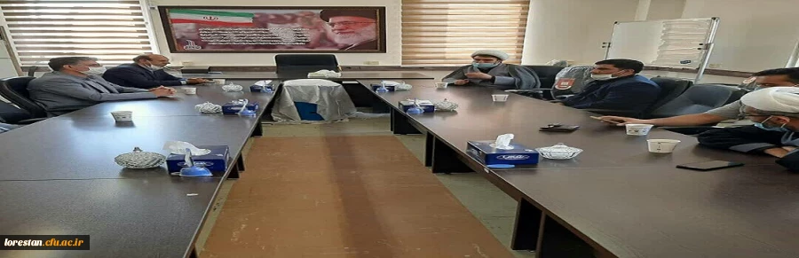 دیدار مسئولین دانشگاه فرهنگیان استان لرستان با مسئول نمایندگی نهاد مقام معظم رهبری در دانشگاه های استان  2