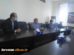 دیدار مسئولین دانشگاه فرهنگیان استان لرستان با مسئول نمایندگی نهاد مقام معظم رهبری در دانشگاه های استان  4