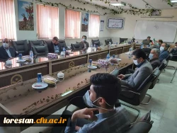 همایش استانی توسعه حرفه ای معلمان دانشگاه فرهنگیان استان لرستان با حضور دکتر طاهری نیا معاون پژوهشی و فناوری سازمان مرکزی دانشگاه فرهنگیان به صورت مجازی برگزار شد.  3