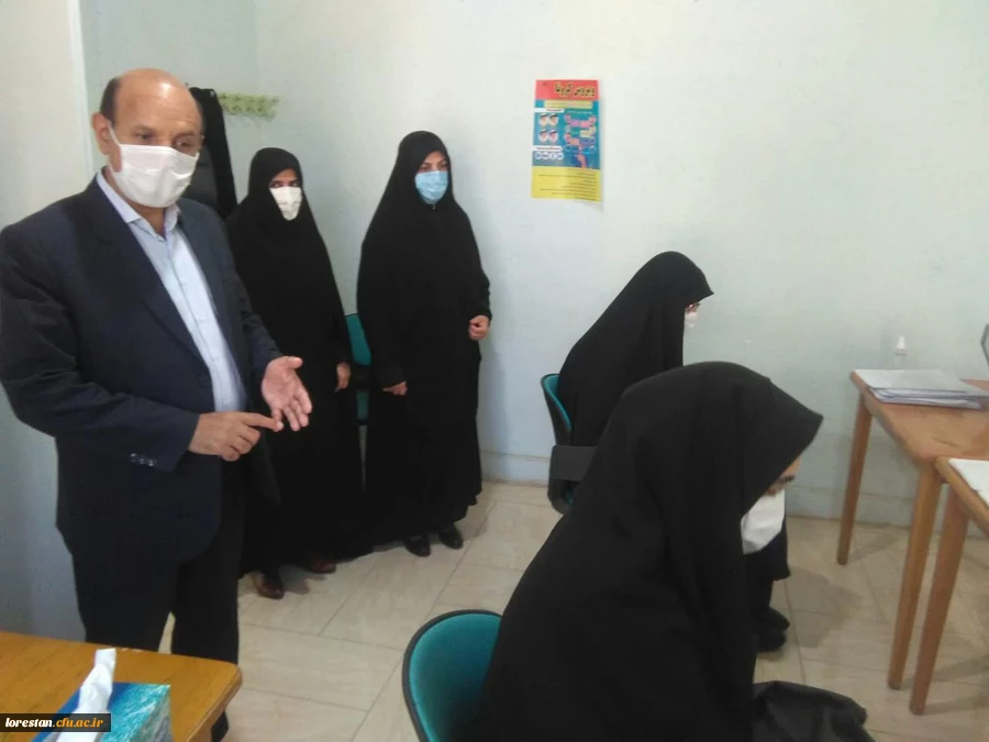 سرپرست دانشگاه فرهنگیان استان لرستان از فرایند انجام مصاحبه داوطلبان ورود به دانشگاه فرهنگیان بازدید کرد. 8