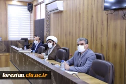 هفتمین جلسه هیات امنای دانشگاه فرهنگیان استان به ریاست دکتر خادمی استاندار لرستان و با حضور اعضا برگزار شد.  6