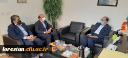 دیدار مدیر شعب بانک تجارت استان و رئیس شعبه مرکزی با سرپرست دانشگاه فرهنگیان لرستان 2