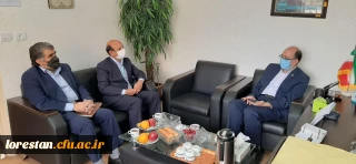 دیدار مدیر شعب بانک تجارت استان و رئیس شعبه مرکزی با سرپرست دانشگاه فرهنگیان لرستان