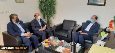 دیدار مدیر شعب بانک تجارت استان و رئیس شعبه مرکزی با سرپرست دانشگاه فرهنگیان لرستان