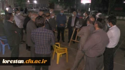 مراسم شب خاطره با حضور رزمندگان دانشجو معلم اعزامی به جبهه های حق علیه باطل در سال 61 برگزار و از کتابی با عنوان 