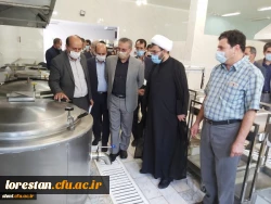جلسه مسئولین استانی دانشگاه فرهنگیان، امام جمعه و مسئولین شهرستان الیگودرز برگزار و آشپزخانه صنعتی مرکز افتتاح شد 6