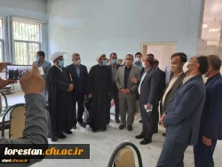 جلسه مسئولین استانی دانشگاه فرهنگیان، امام جمعه و مسئولین شهرستان الیگودرز برگزار و آشپزخانه صنعتی مرکز افتتاح شد 3