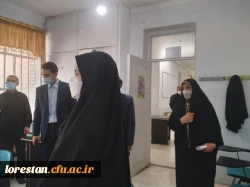 سرپرست دانشگاه فرهنگیان استان لرستان به همراه سرپرست اداره کل آموزش و پرورش استان از مراحل انجام مصاحبه داوطلبان ورود به دانشگاه فرهنگیان بازدید کردند. 6